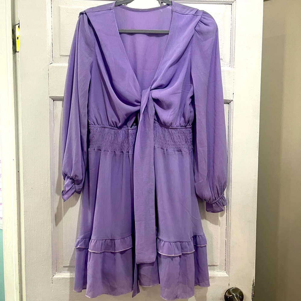 Flowy lilac dress
